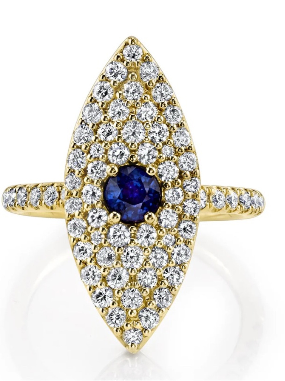 Anita Ko EVIL EYE DIAMOND RING gold